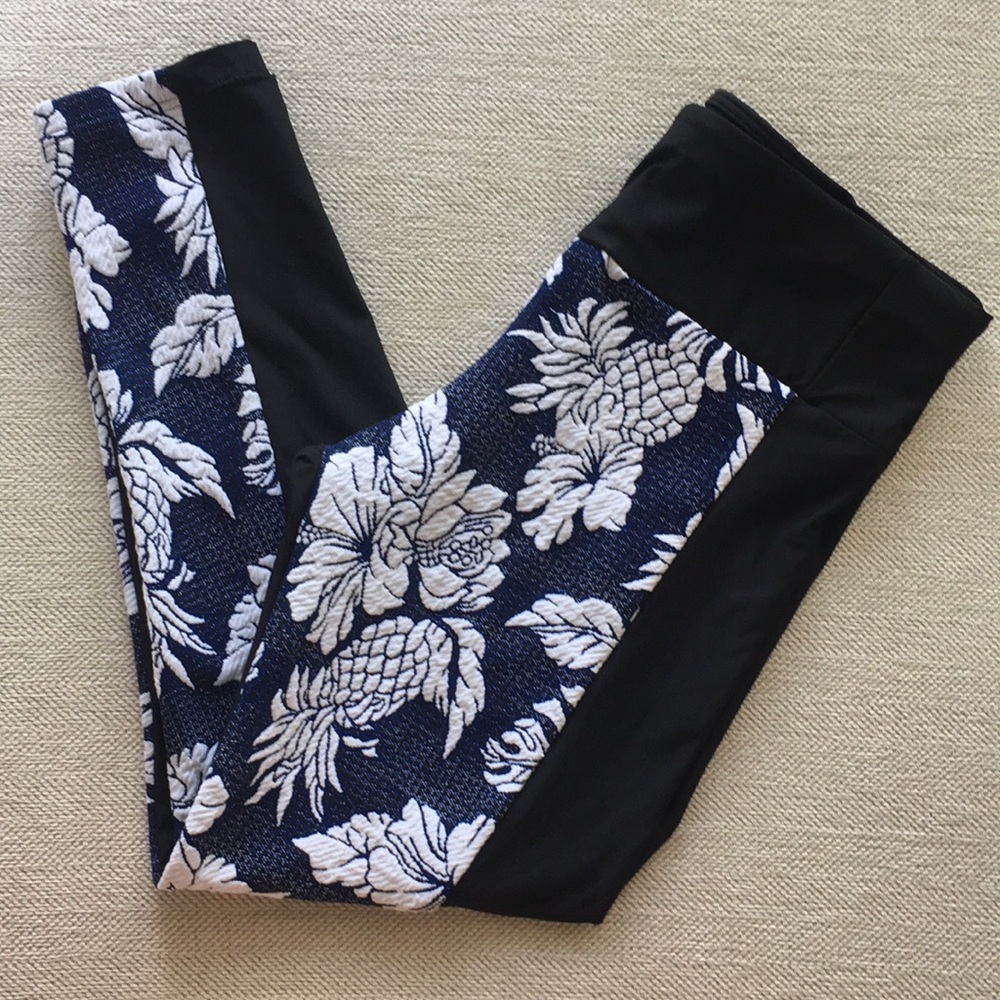Seafolly Water Workout Tights pineapple hibiscus